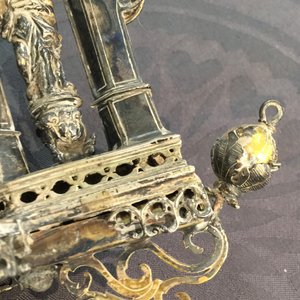 A gilt silver monstrance with inlaid semi-precious stones, dated 1614 — photo 30