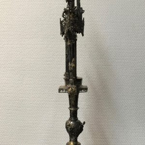 A gilt silver monstrance with inlaid semi-precious stones, dated 1614 — photo 34
