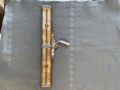 A gold lame woman's belt, a breast ornament and a silver karwat, Caucasus and Afghanistan, 19th C. — photo 3