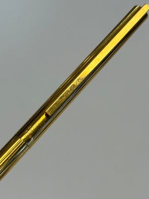 A gold-plated twist ballpoint pen and a fountain pen with an 18kt gold nib, S.T. Dupont Paris, France, 20th C. — photo 11