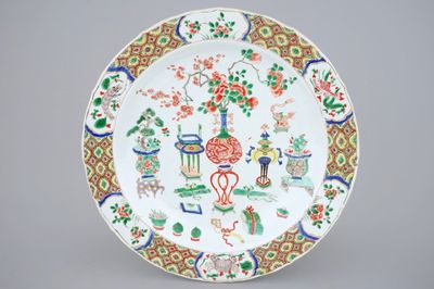A good Chinese famille verte dish, Kangxi