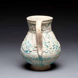 A green-glazed and a turquoise-glazed Kashan jug, Persia, 12/13th C. — photo 11