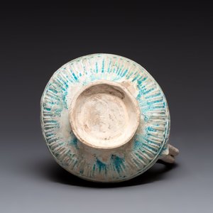 A green-glazed and a turquoise-glazed Kashan jug, Persia, 12/13th C. — photo 13