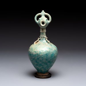 A green-glazed and a turquoise-glazed Kashan jug, Persia, 12/13th C. — photo 3
