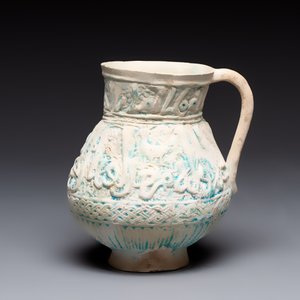A green-glazed and a turquoise-glazed Kashan jug, Persia, 12/13th C. — photo 8