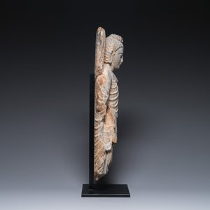 A grey schist figure of Buddha Shakyamuni, Gandhara, 3rd/4th C. — photo 4