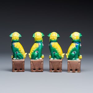 A group of 12 Chinese sancai-glazed sculptures — photo 14
