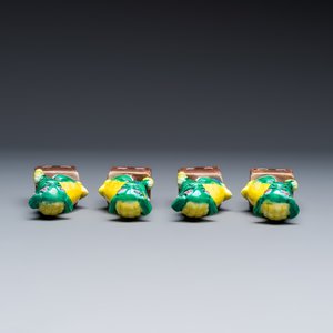 A group of 12 Chinese sancai-glazed sculptures — photo 16
