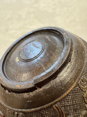 A group of 12 Chinese silver-lined coconut 'Shou 壽' bowls and cups, Wang Hengxin 王恆馨 marks, 19/20th C. — foto 9