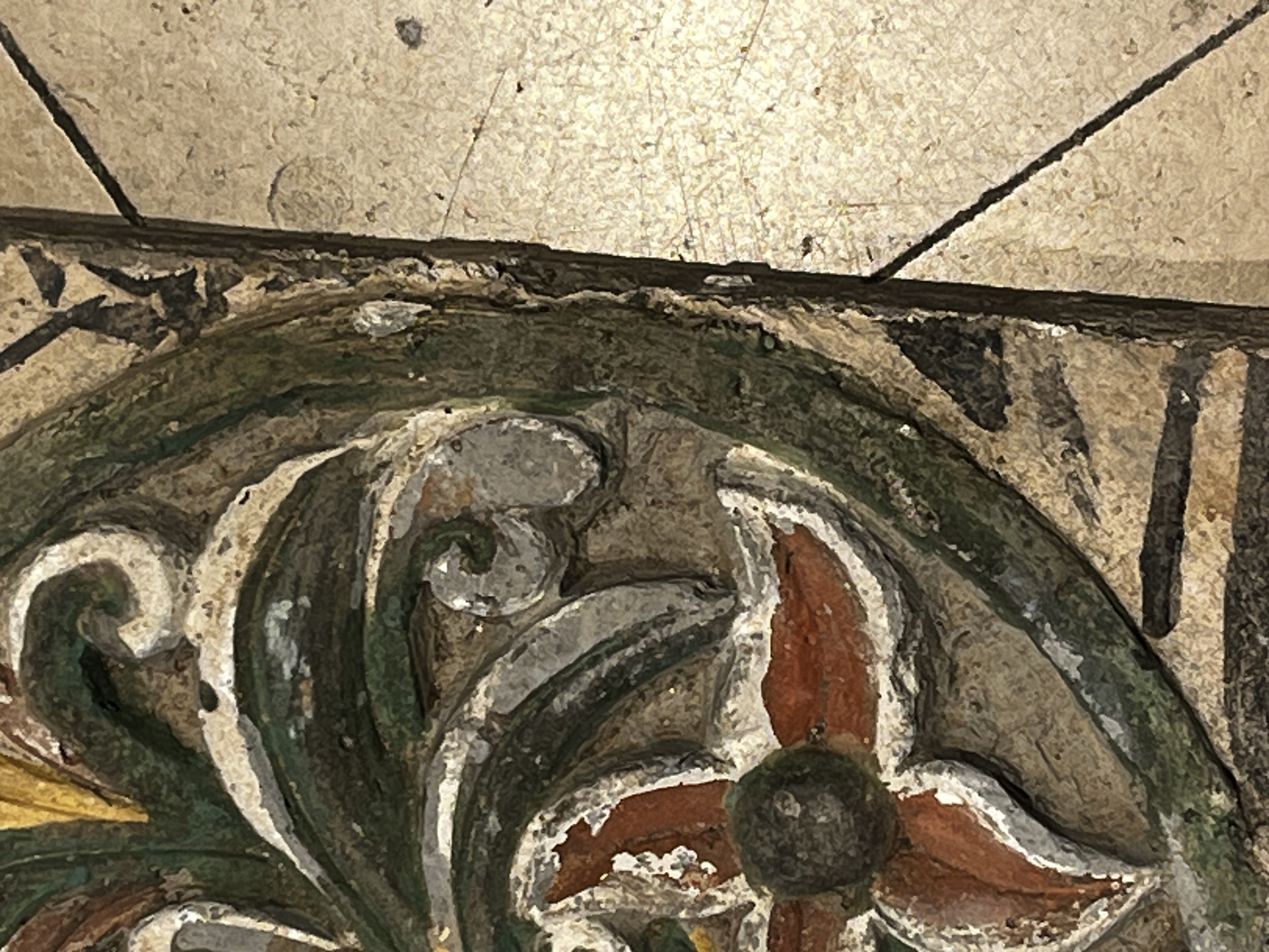 A group of 13 Chinese painted pottery relief tiles  — photo 18