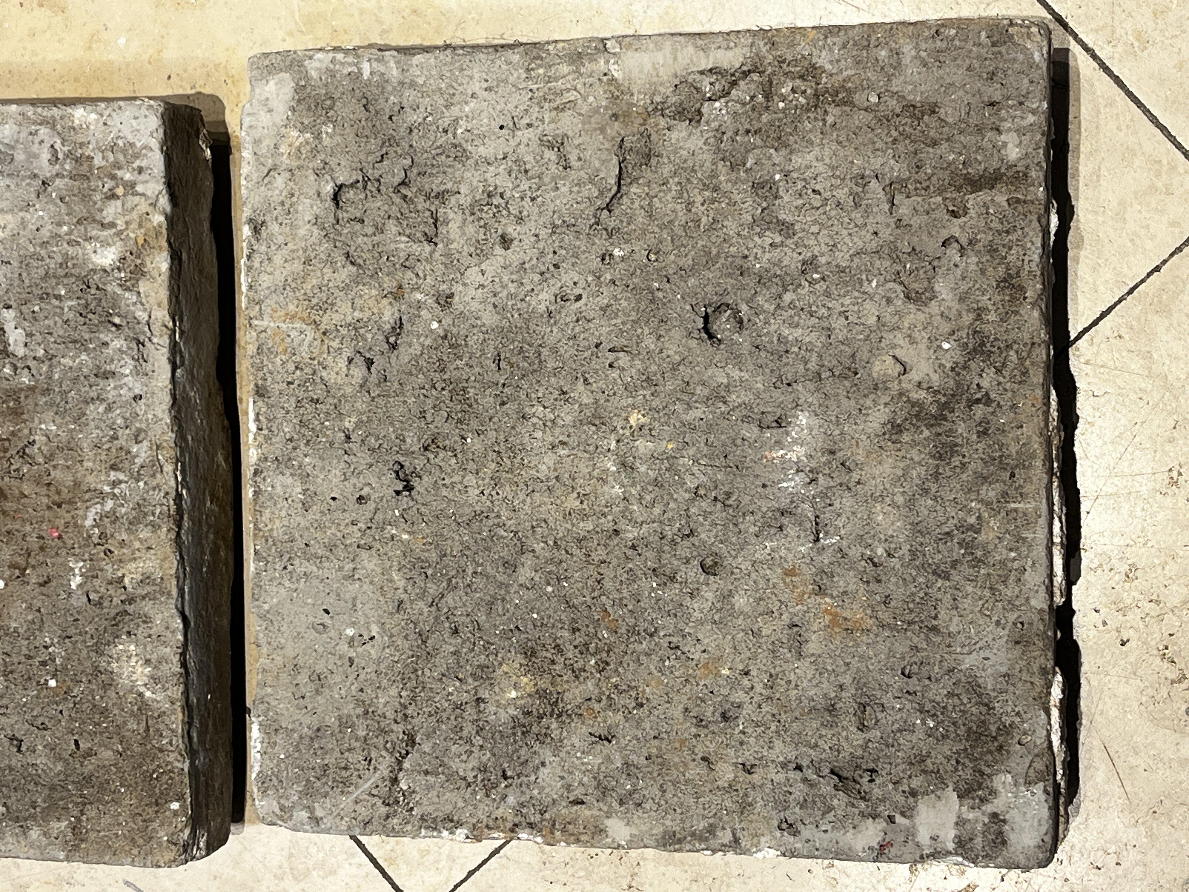 A group of 13 Chinese painted pottery relief tiles  — photo 60