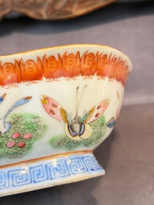 A group of 14 Chinese and Samson, Paris porcelain wares, 18/19th C. — foto 17