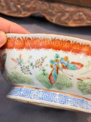 A group of 14 Chinese and Samson, Paris porcelain wares, 18/19th C. — foto 21