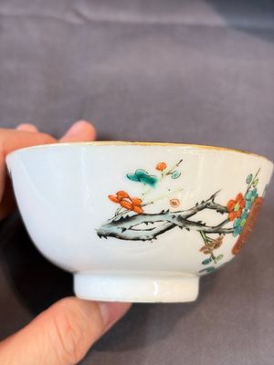 A group of 14 Chinese and Samson, Paris porcelain wares, 18/19th C. — foto 92