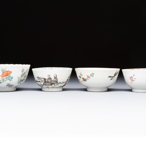 A group of 14 Chinese and Samson, Paris porcelain wares, 18/19th C. — foto 12