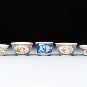 A group of 14 Chinese and Samson, Paris porcelain wares, 18/19th C. — foto 16