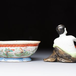 A group of 14 Chinese and Samson, Paris porcelain wares, 18/19th C. — foto 4