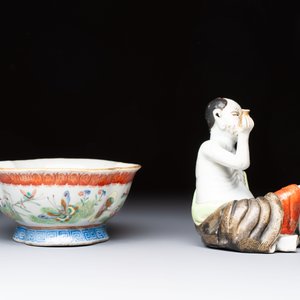 A group of 14 Chinese and Samson, Paris porcelain wares, 18/19th C. — foto 5