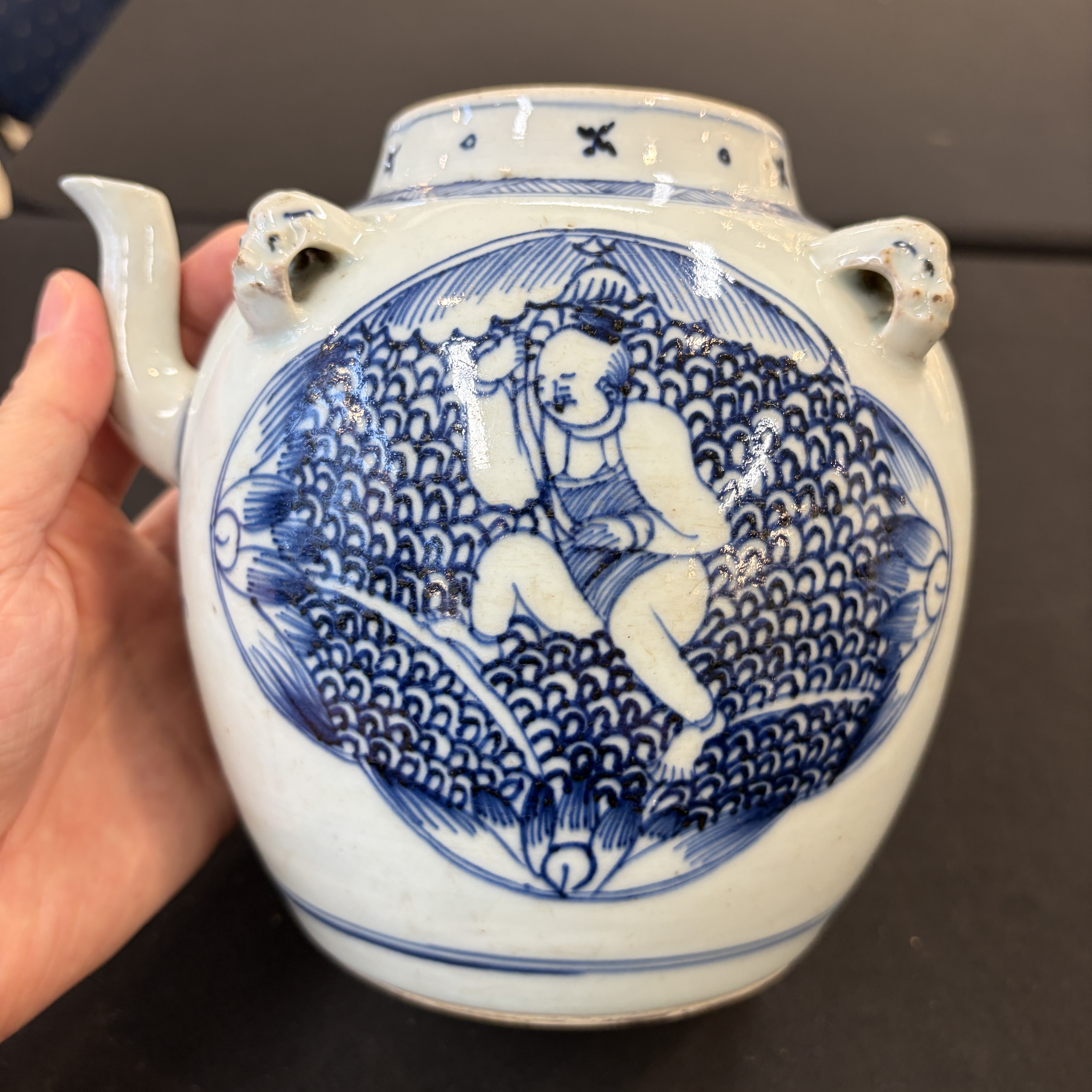 A group of 16 Chinese blue and white wares — photo 79