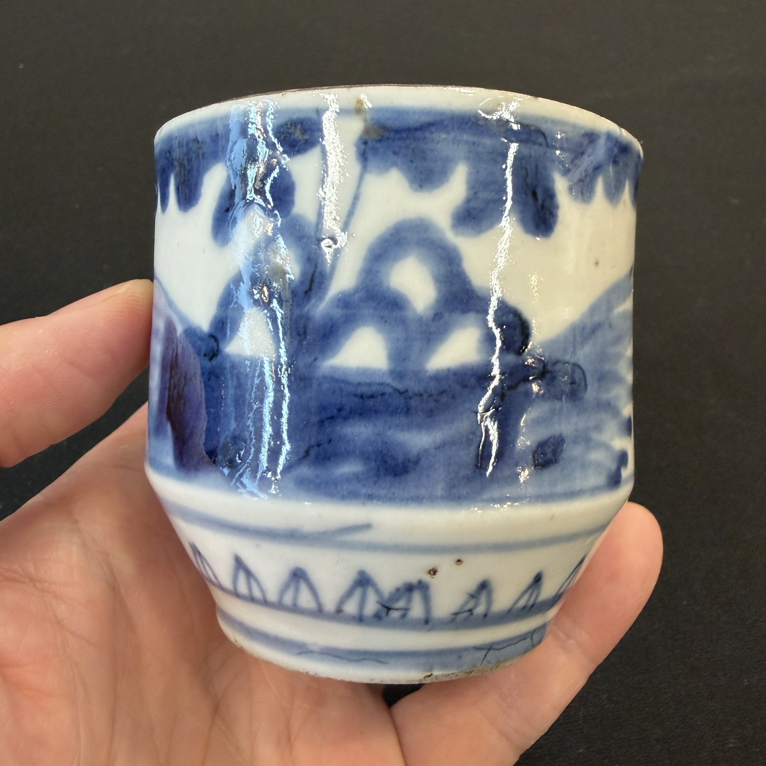 A group of 16 Chinese blue and white wares — photo 54