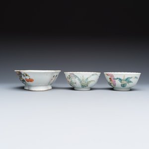 A group of 16 Chinese famille rose and qianjiang cai wares — photo 3