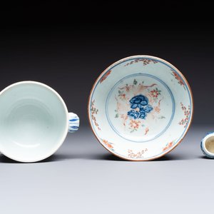 A group of Chinese and Japanese famille verte, blue and white wares, Kangxi and later — foto 18