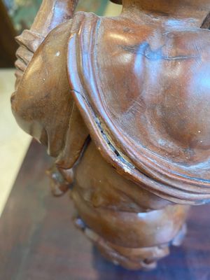 A group of Chinese boxwood sculptures of 18 Luohan, 20th C. — 照片 21