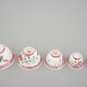 A group of Chinese famille rose Peranakan straits porcelain ware, 19/20th C. — 照片 5