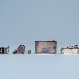 A group of Chinese silver miniatures, 19th C. — 照片 13