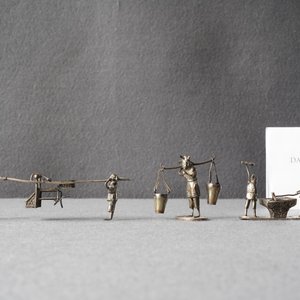A group of Chinese silver miniatures, 19th C. — 照片 26