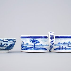 A group of Dutch Delft and French blue and white wares, 18th and 19th C. — 照片 11