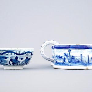 A group of Dutch Delft and French blue and white wares, 18th and 19th C. — 照片 10