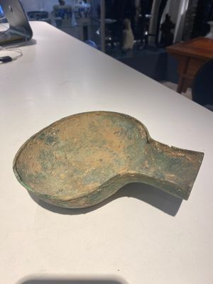 A group of four Chinese archaic bronze wares, late Shang, Warring States and Han — photo 11