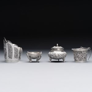 A group of nine Chinese and Southeast Asian silver wares, 19/20th C. — 照片 3