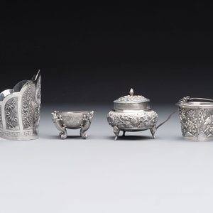 A group of nine Chinese and Southeast Asian silver wares, 19/20th C. — 照片 5