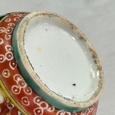 A group of nine Chinese Bencharong wares for the Thai market — photo 72