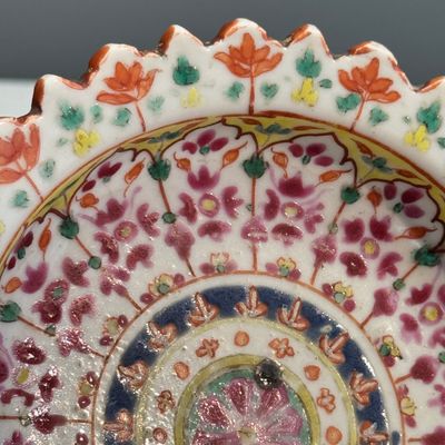 A group of nine Chinese Bencharong wares for the Thai market — photo 27