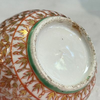 A group of nine Chinese Bencharong wares for the Thai market — photo 56