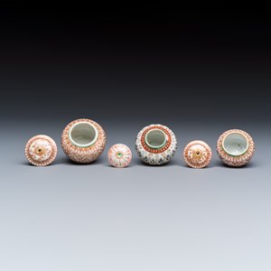 A group of nine Chinese Bencharong wares for the Thai market — photo 30