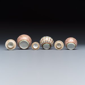 A group of nine Chinese Bencharong wares for the Thai market — photo 31