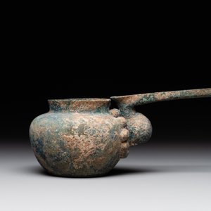 A group of seven bronze and pottery objects, Syria, Persia, and Luristan, 3rd C. and earlier — 照片 4