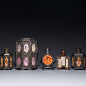 A group of seven Chinese Swatow paktong tea wares, 19/20th C. — 照片 2