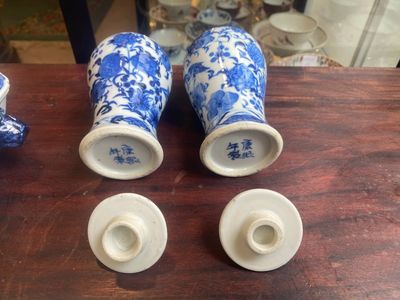 A group of six pieces of Chinese blue and white porcelain, 18/19th century — 照片 10