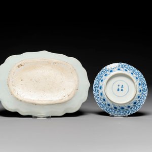 A group of six pieces of Chinese blue and white porcelain, 18/19th century — 照片 17