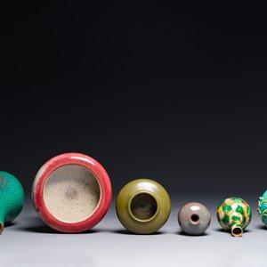 A group of six pieces of Chinese monochrome wares, 19th C. — photo 3