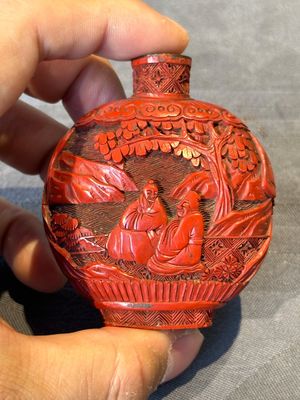 A group of six various Chinese snuff bottles, 19/20th C. — photo 37