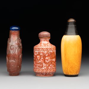 A group of six various Chinese snuff bottles, 19/20th C. — photo 3