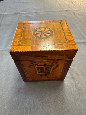 A group of six wooden tea caddies with inlaid decoration, The Netherlands, 18th C. — photo 22