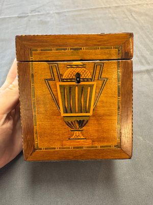 A group of six wooden tea caddies with inlaid decoration, The Netherlands, 18th C. — photo 23