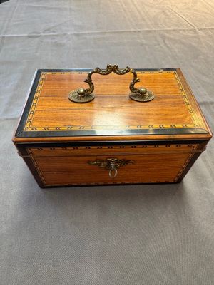 A group of six wooden tea caddies with inlaid decoration, The Netherlands, 18th C. — photo 32